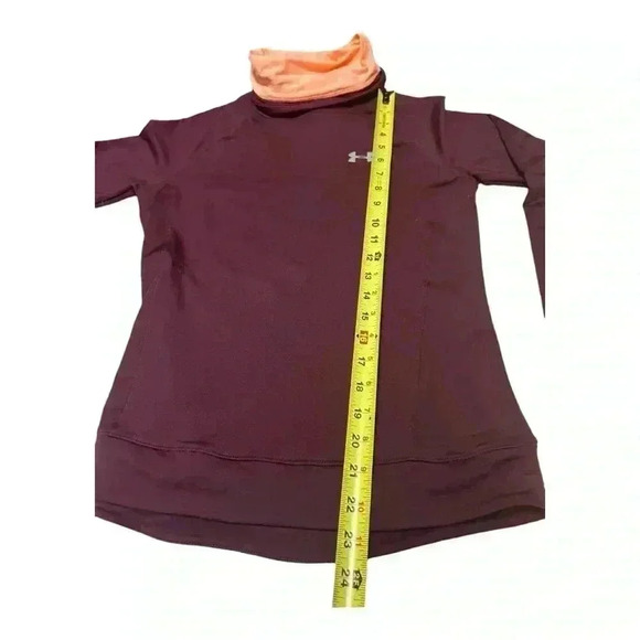 Under Armour Women’s CG Reactor Run Funnel Warm-Up Top | Size Small | Maroon - Picture 5 of 11